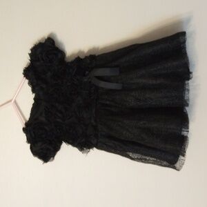 Little Spring Fancy Black Baby Dress